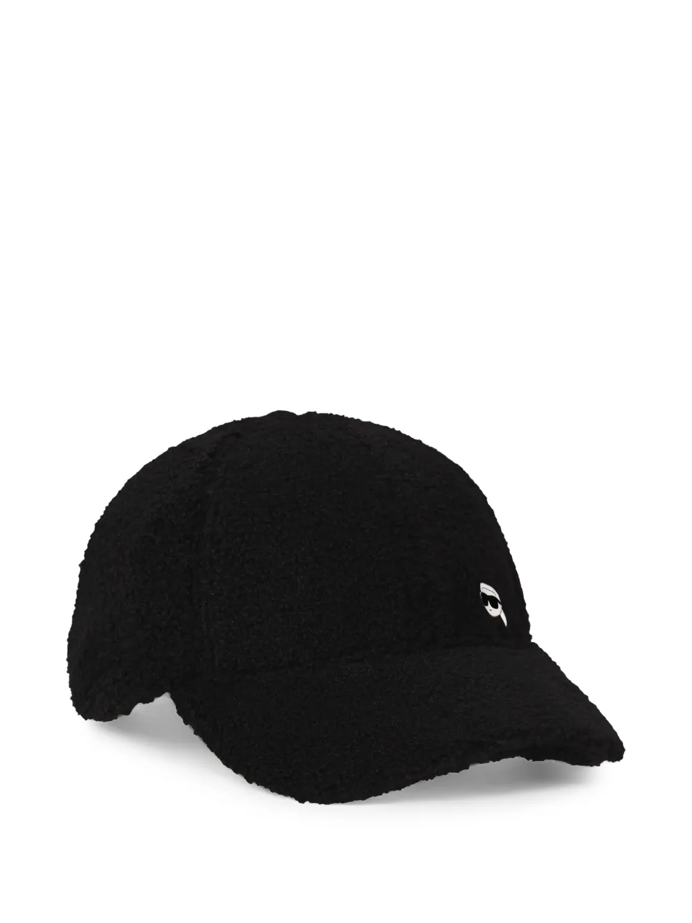 Karl Lagerfeld Cappello Ikon in shearling - Nero