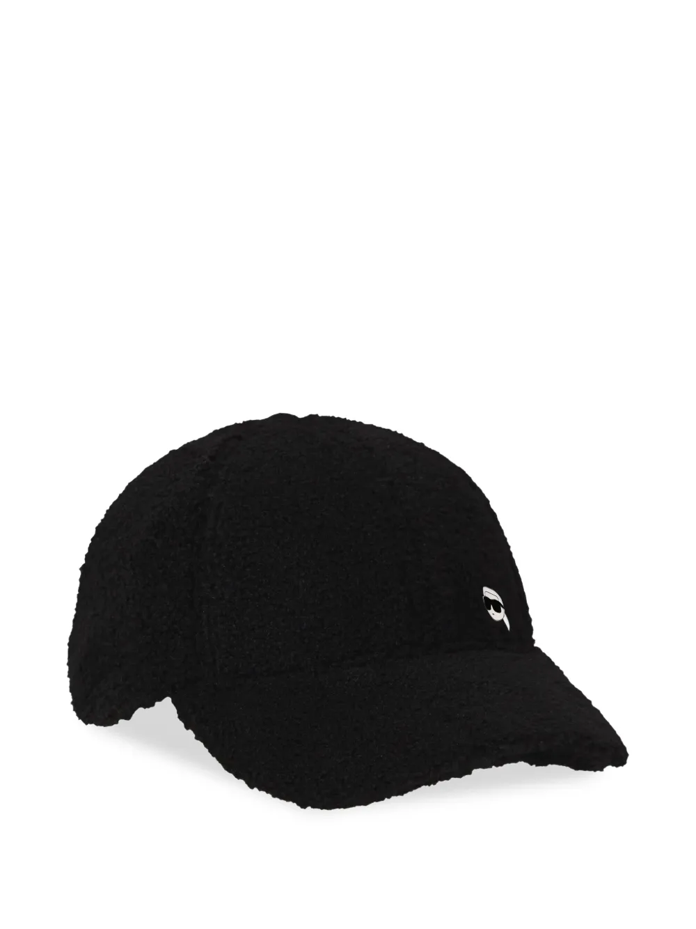 Karl Lagerfeld Cappello Ikon in shearling - Nero