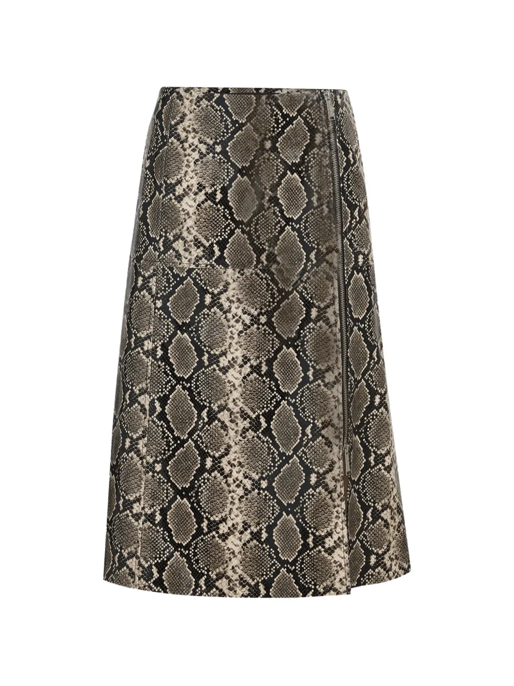 Karl Lagerfeld Midi-rok met python-effect Grijs