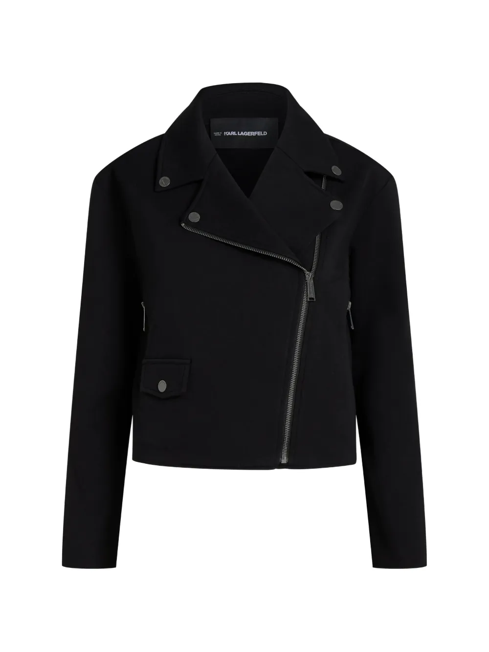 Karl Lagerfeld Giacca biker con zip - Nero