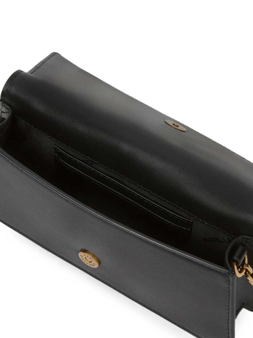 Karl Lagerfeld K Autograph mini-schoudertas met omslag Zwart