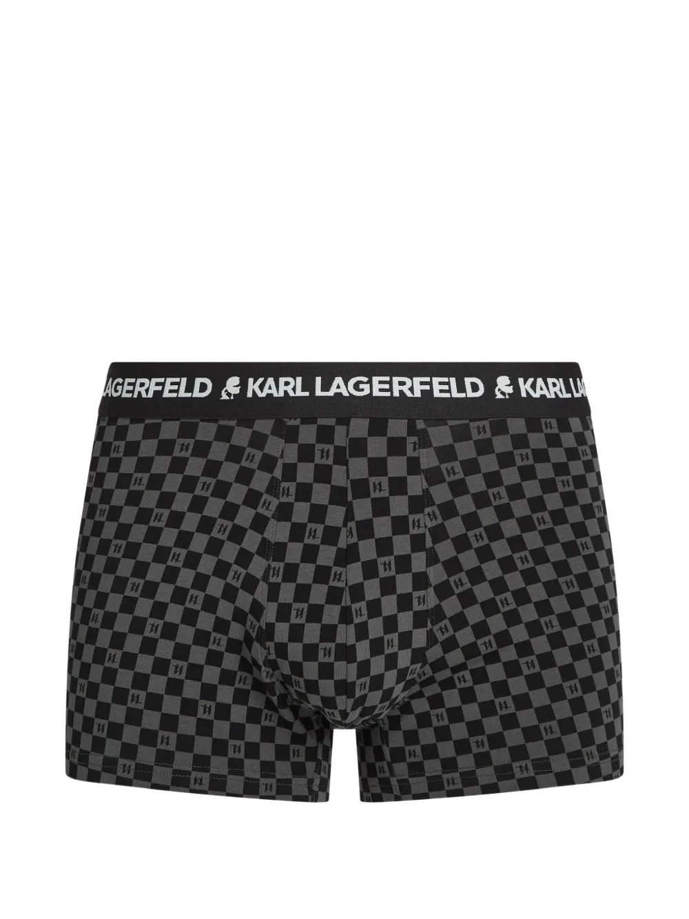 Karl Lagerfeld Boxer con monogramma (3 pezzi) - Nero