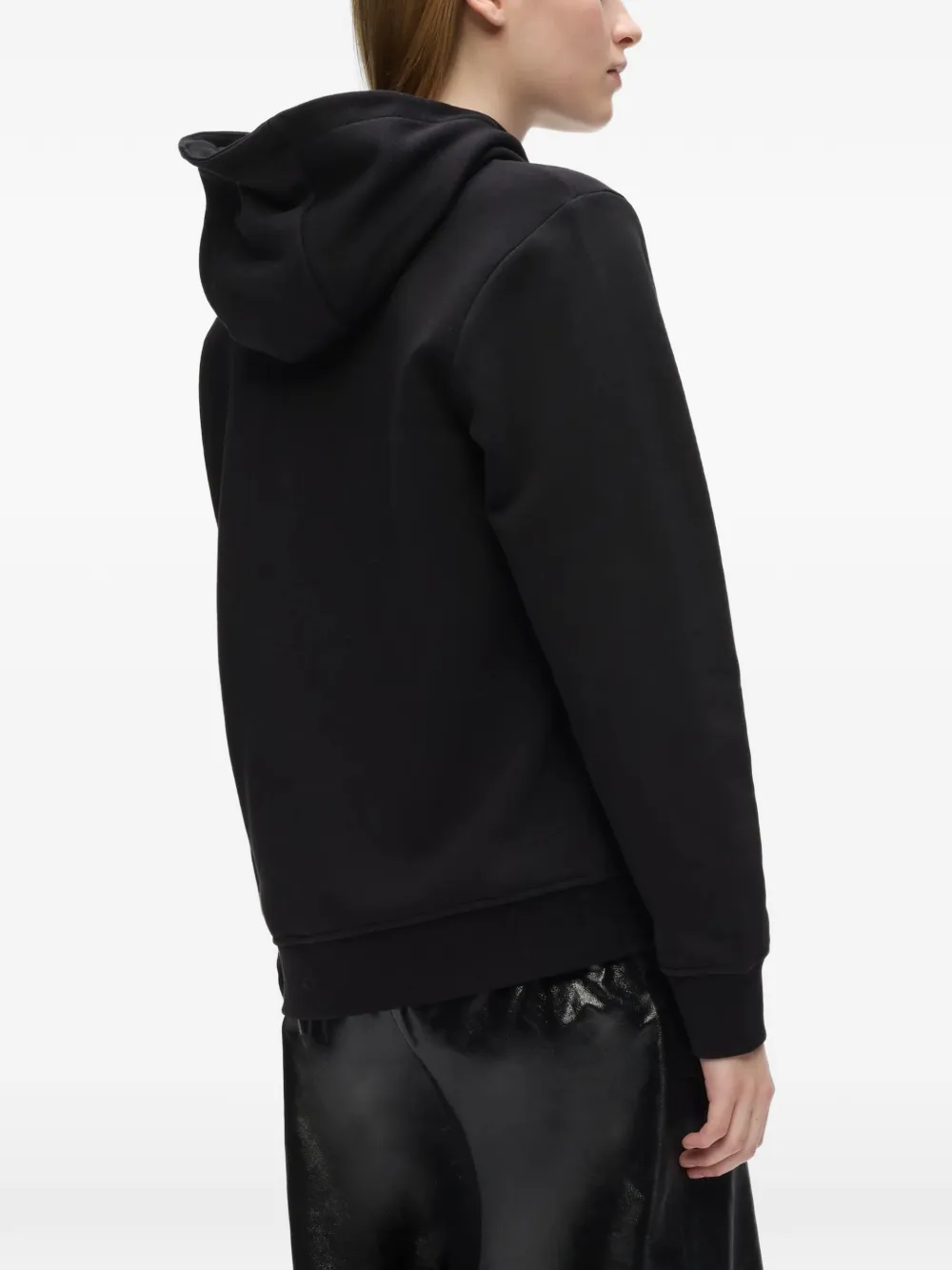 Karl Lagerfeld Autograph hoodie met stras Zwart