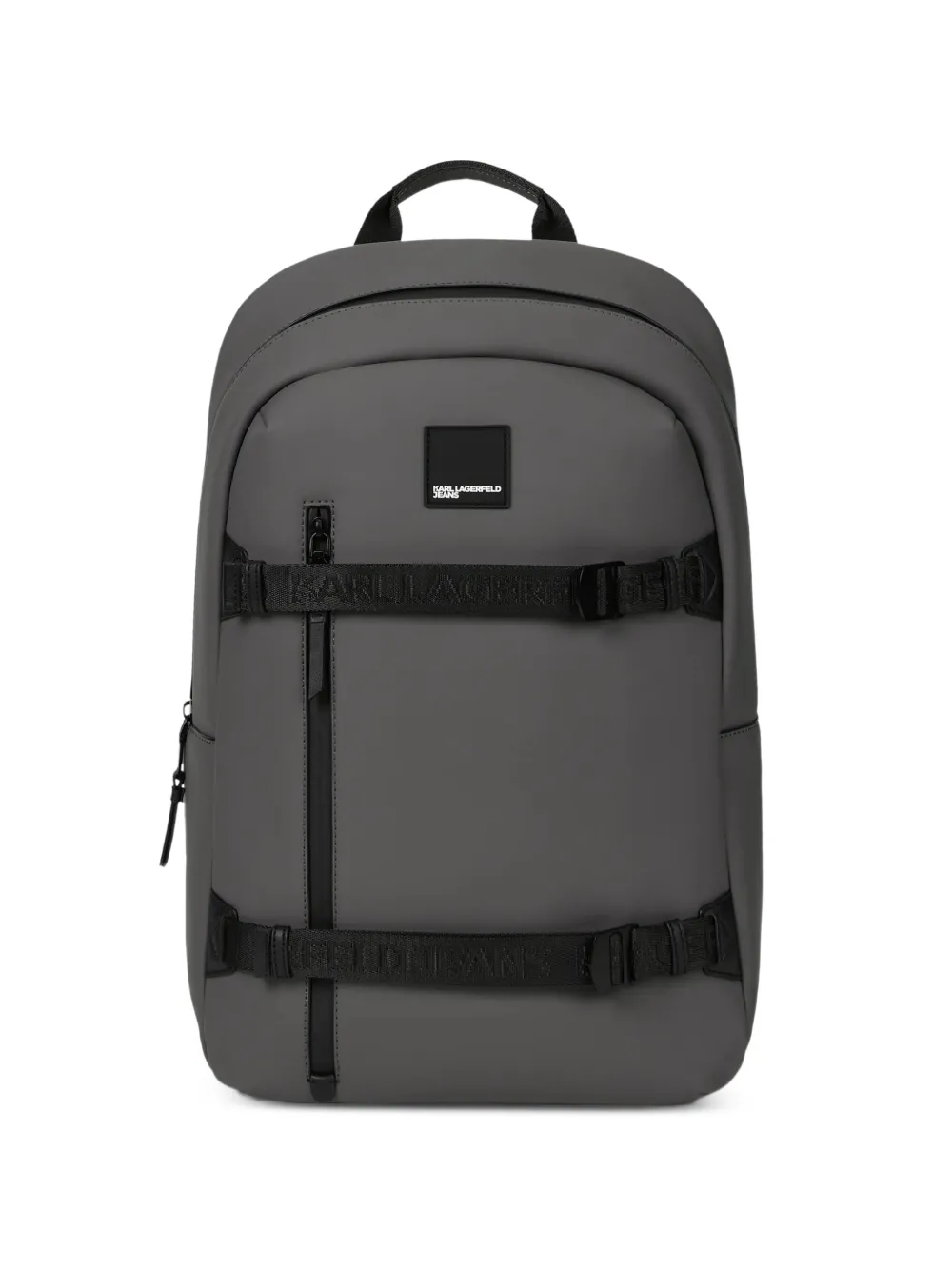 Karl Lagerfeld Jeans coated faux-leather backpack - Grigio