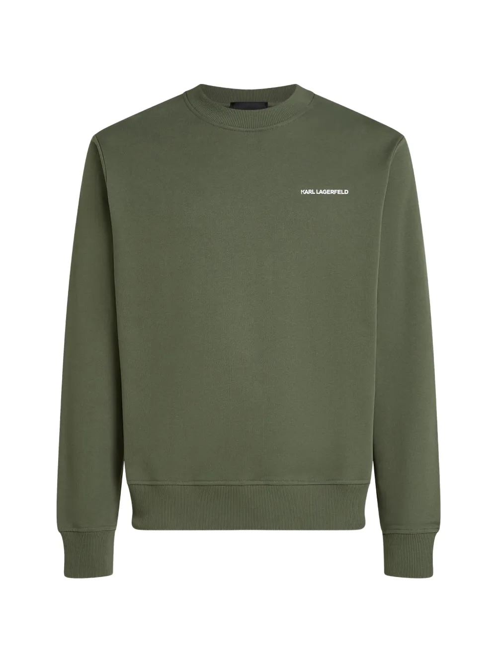 Karl Lagerfeld Rue St-Guillaume regular‑fit sweatshirt - Verde