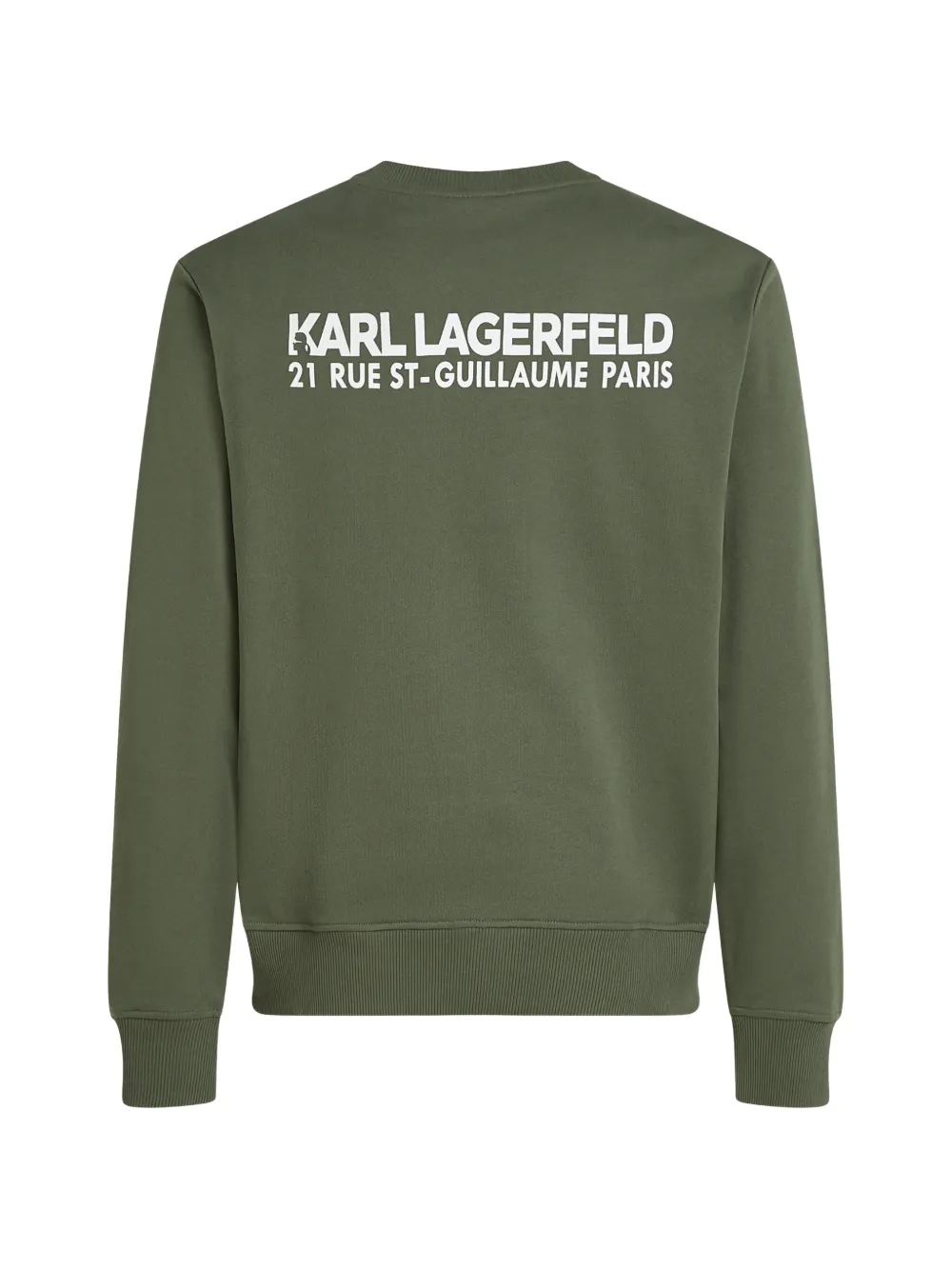 Karl Lagerfeld Rue St-Guillaume regular-fit sweater Groen