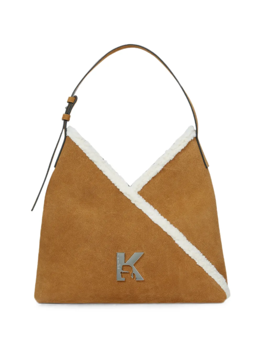 Karl Lagerfeld Jeans small Geo suede tote bag · OS