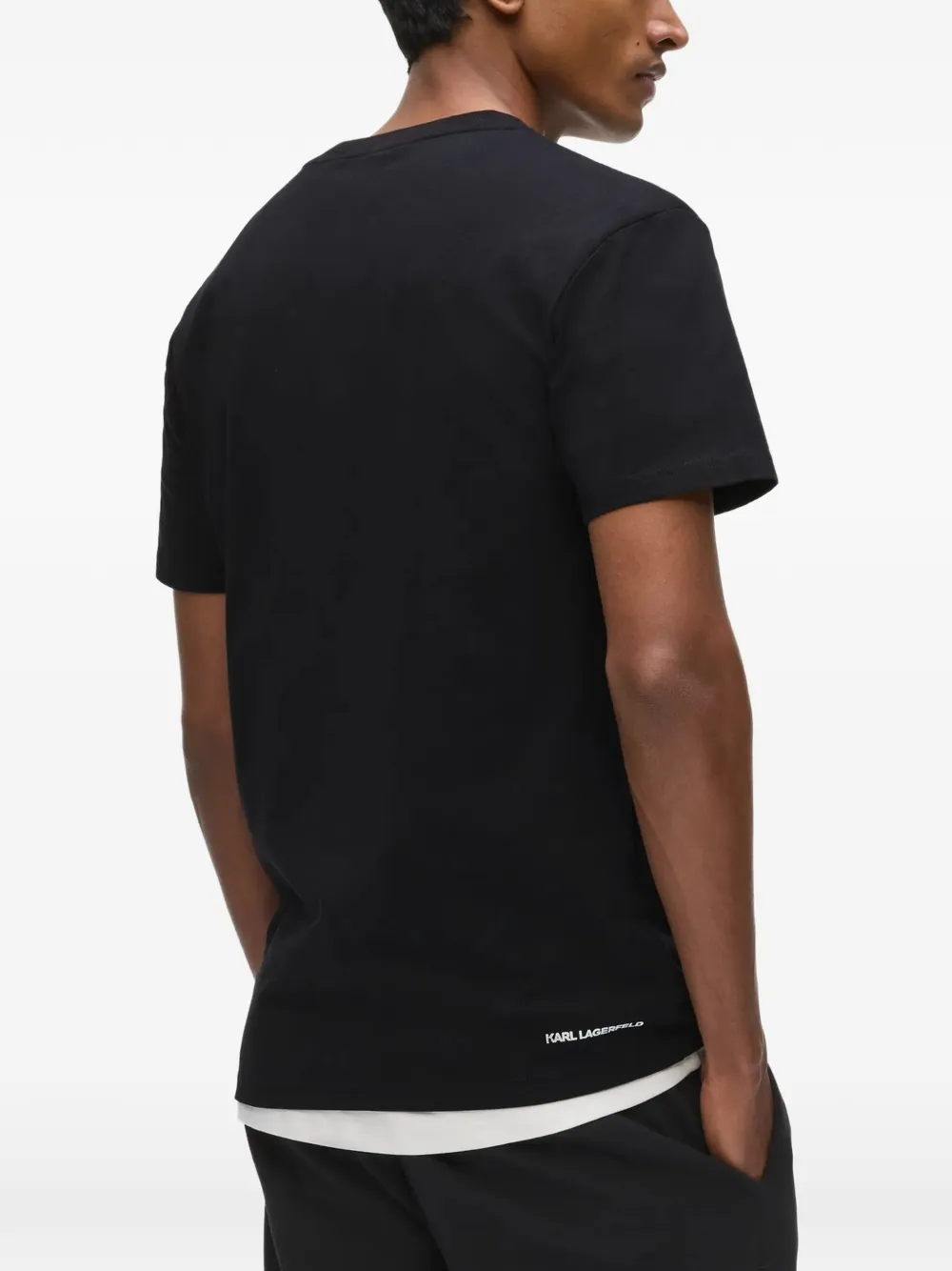 Karl Lagerfeld Rue St-Guillaume slim-fit T-shirt Zwart