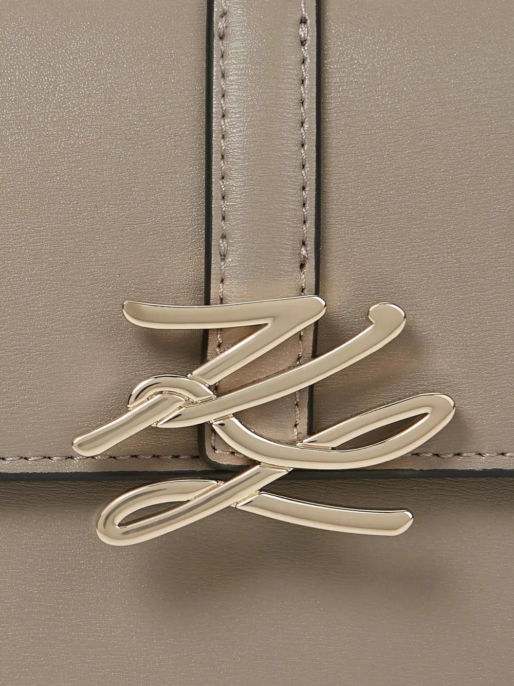 Karl Lagerfeld K Autograph crossbodytas met handvat Grijs