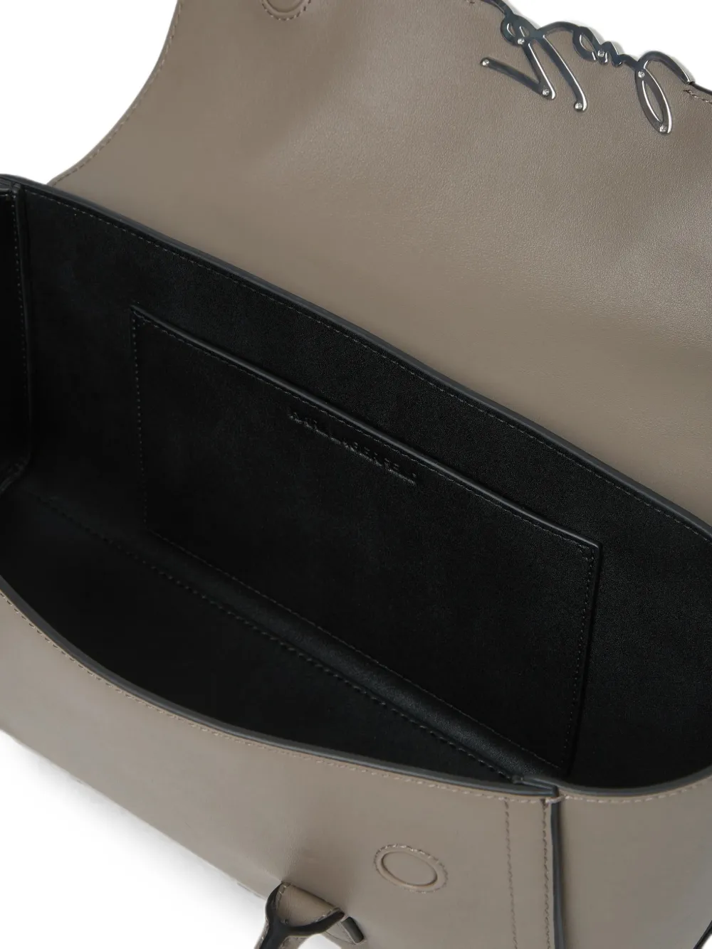 Karl Lagerfeld K Signature langwerpige schoudertas Grijs