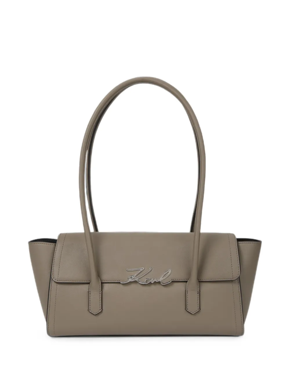 Karl Lagerfeld Längliche K/Signature Schultertasche - Grau