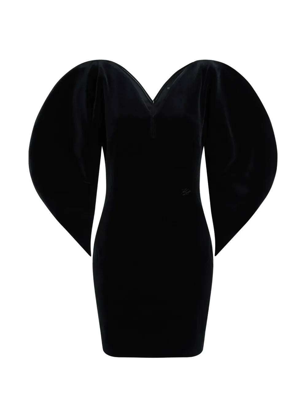 Karl Lagerfeld Karl Studio Coccon-Kleid - Schwarz