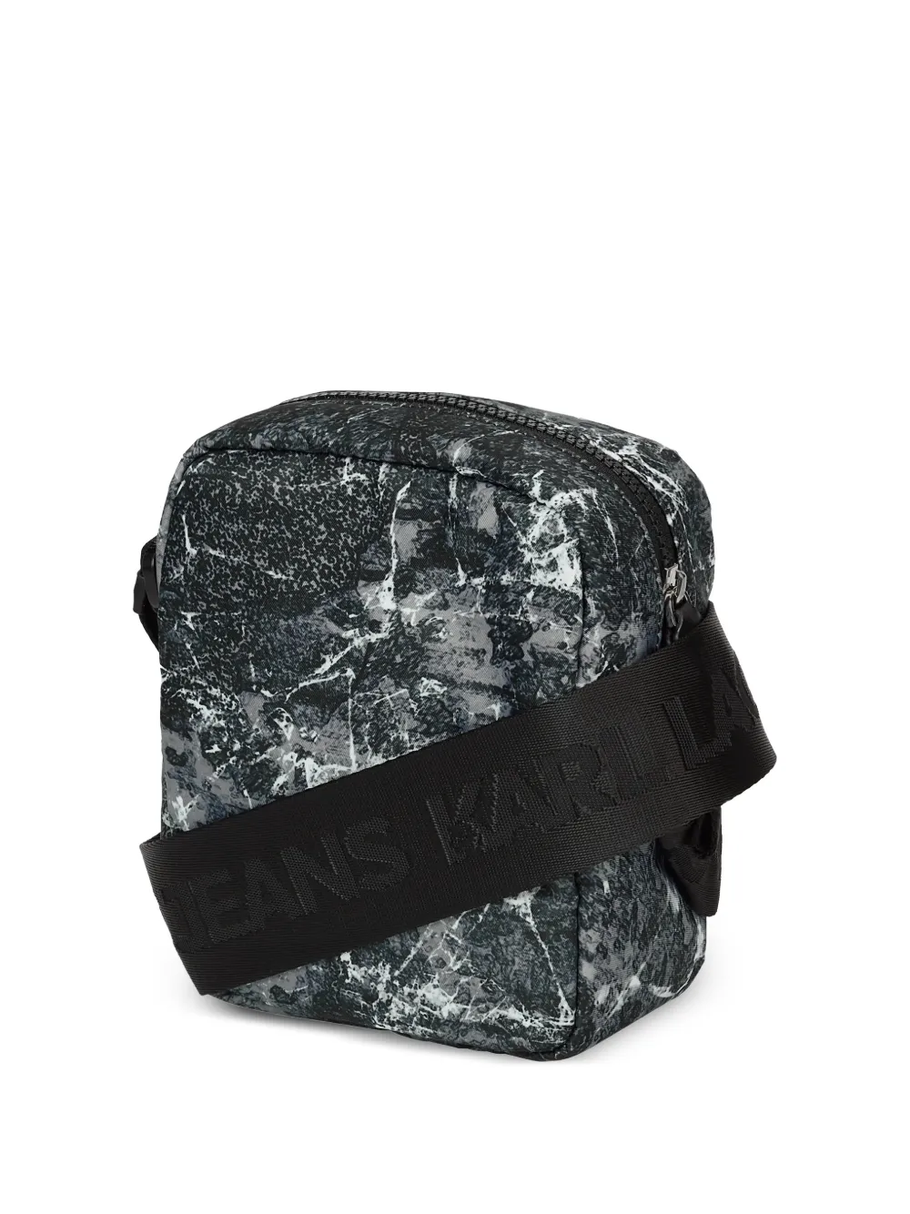 Karl Lagerfeld Jeans Crossbodytas met logo-print Zwart