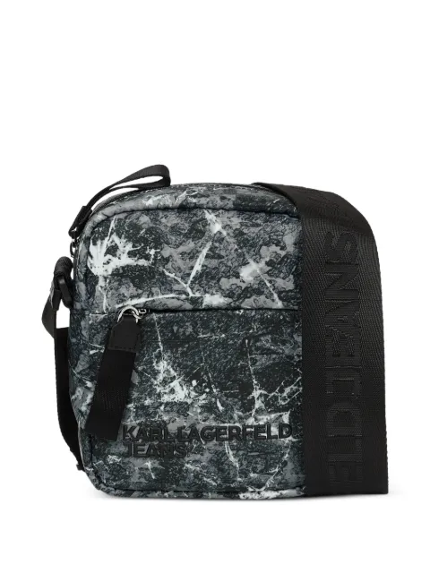 Karl Lagerfeld Jeans bolsa crossbody con logo estampado
