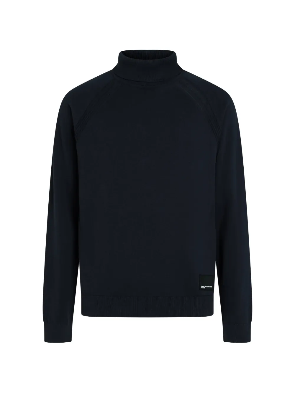 Karl Lagerfeld Jeans lightweight knit roll-neck sweater - Blu
