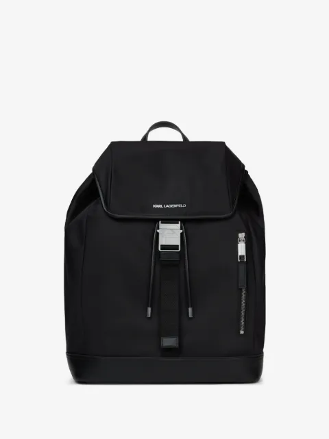 Karl Lagerfeld K/Nylon buckle backpack