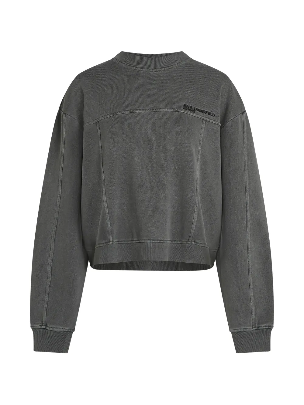 Karl Lagerfeld Jeans Boxy sweater met wassing Grijs
