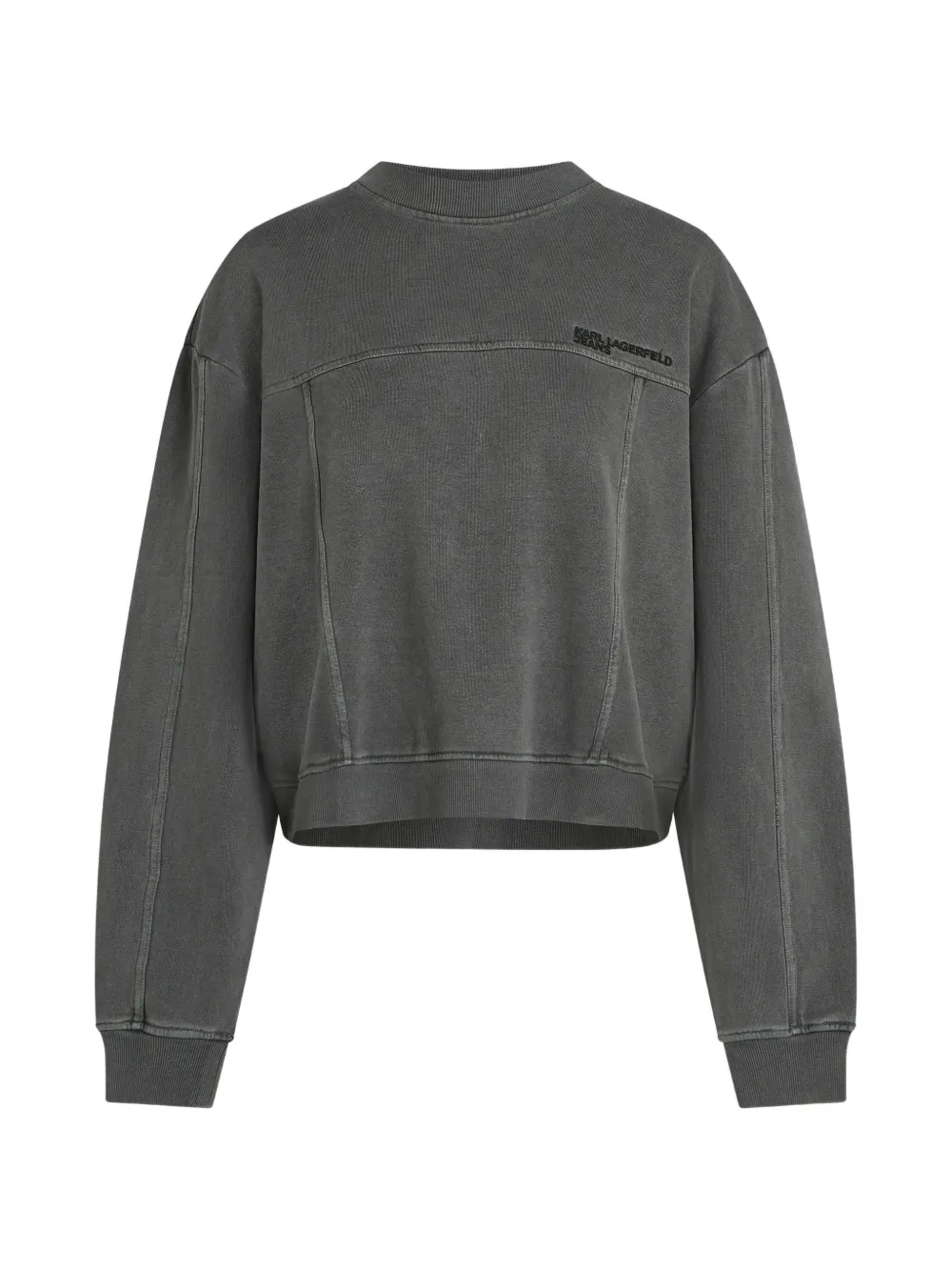 Karl Lagerfeld Jeans Boxy sweater met wassing Grijs