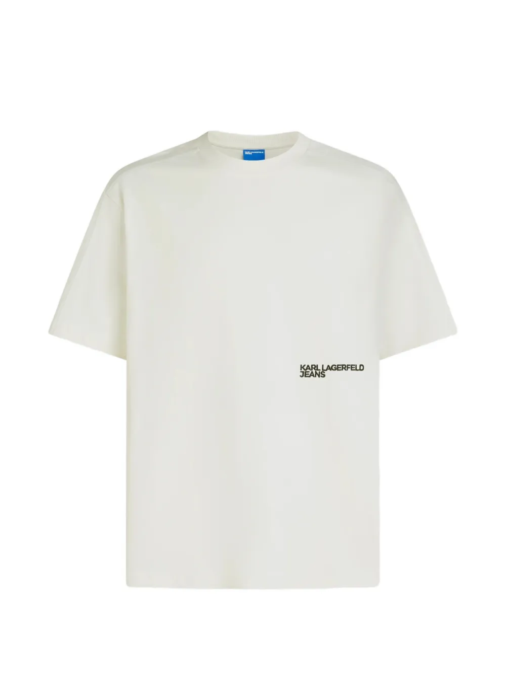 Karl Lagerfeld Jeans T-shirt met logoprint Wit