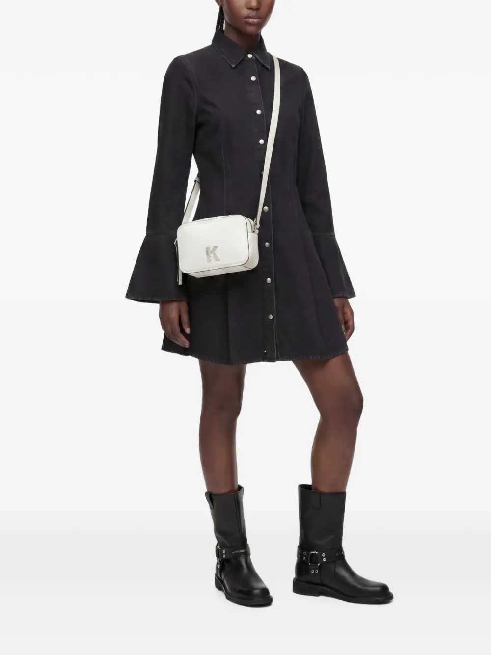 Karl Lagerfeld Jeans Tas met K-logo Wit