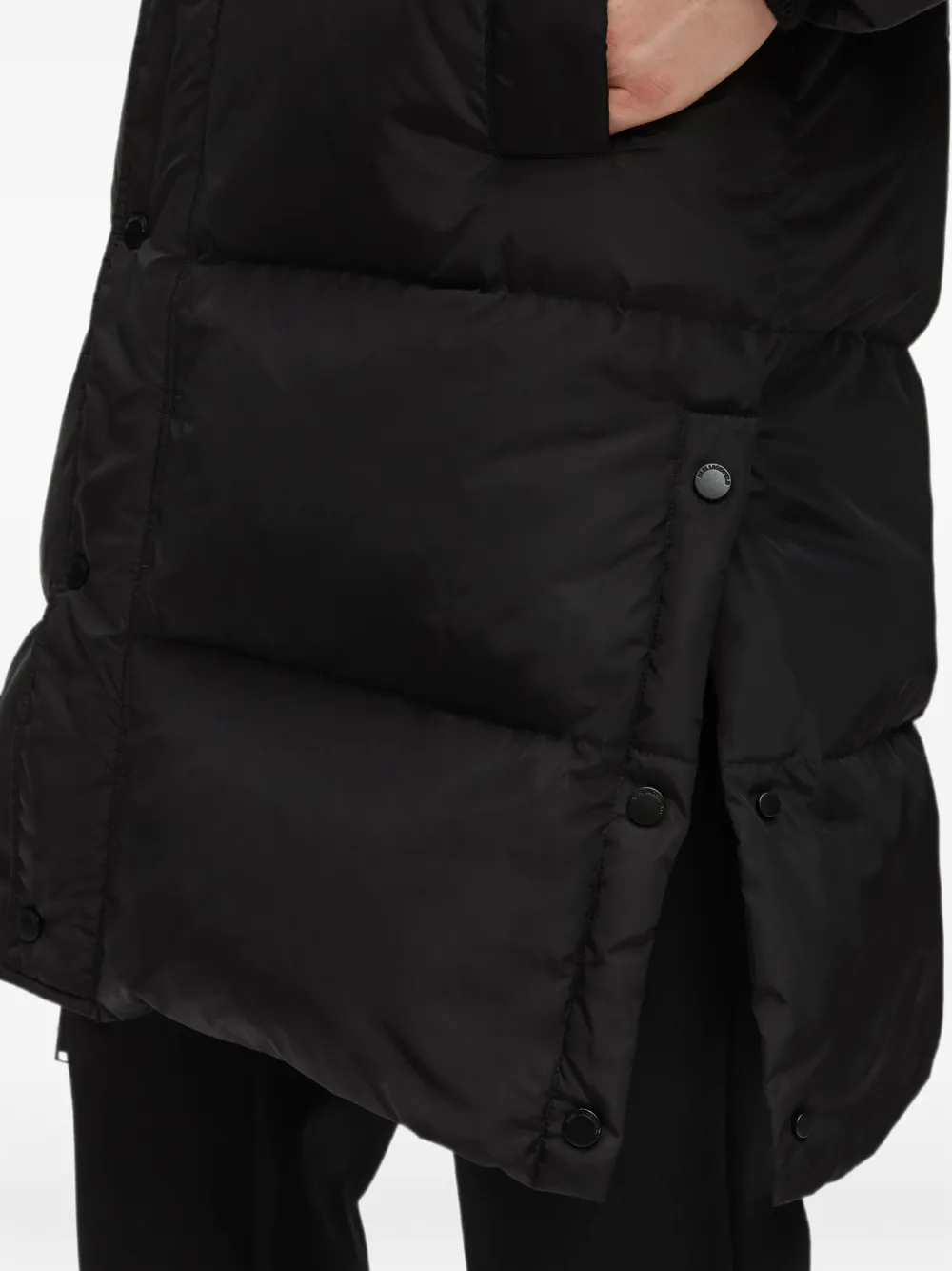 Karl Lagerfeld Donsjack met capuchon Zwart