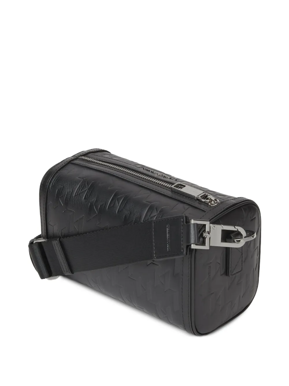 Karl Lagerfeld K Loom leren mini-tas Zwart