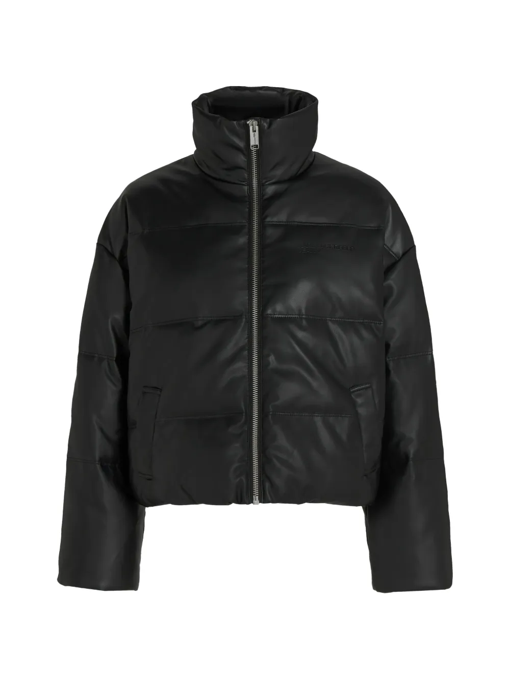 Karl Lagerfeld Jeans Jacke aus Faux-Leder - Schwarz