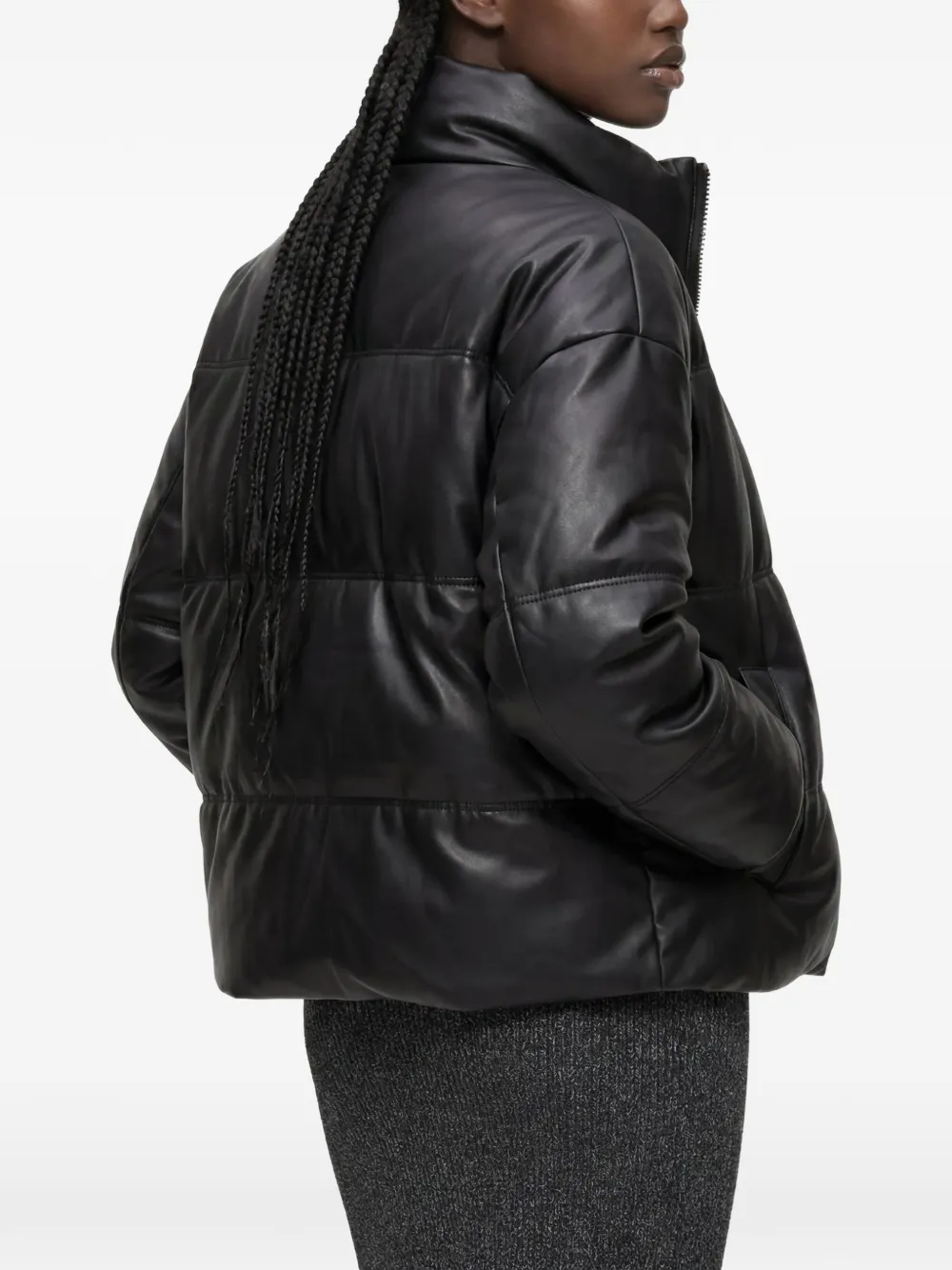 Karl Lagerfeld Jeans Jack van imitatieleer Zwart