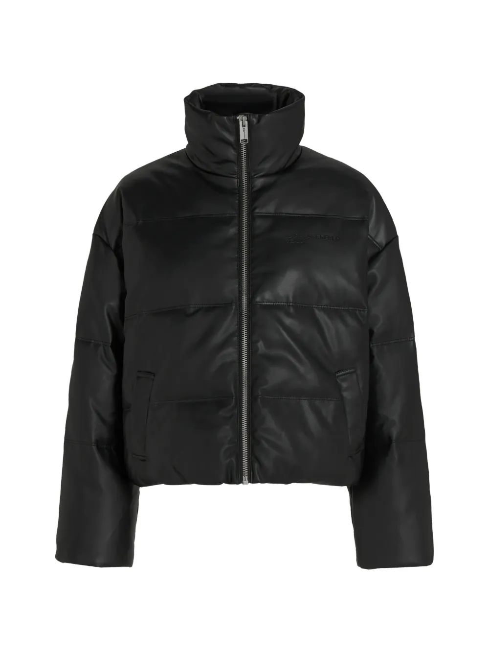 Karl Lagerfeld Jeans Jacke aus Faux-Leder - Schwarz