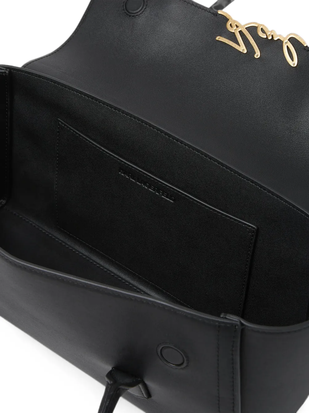 Karl Lagerfeld K Signature langwerpige schoudertas Zwart