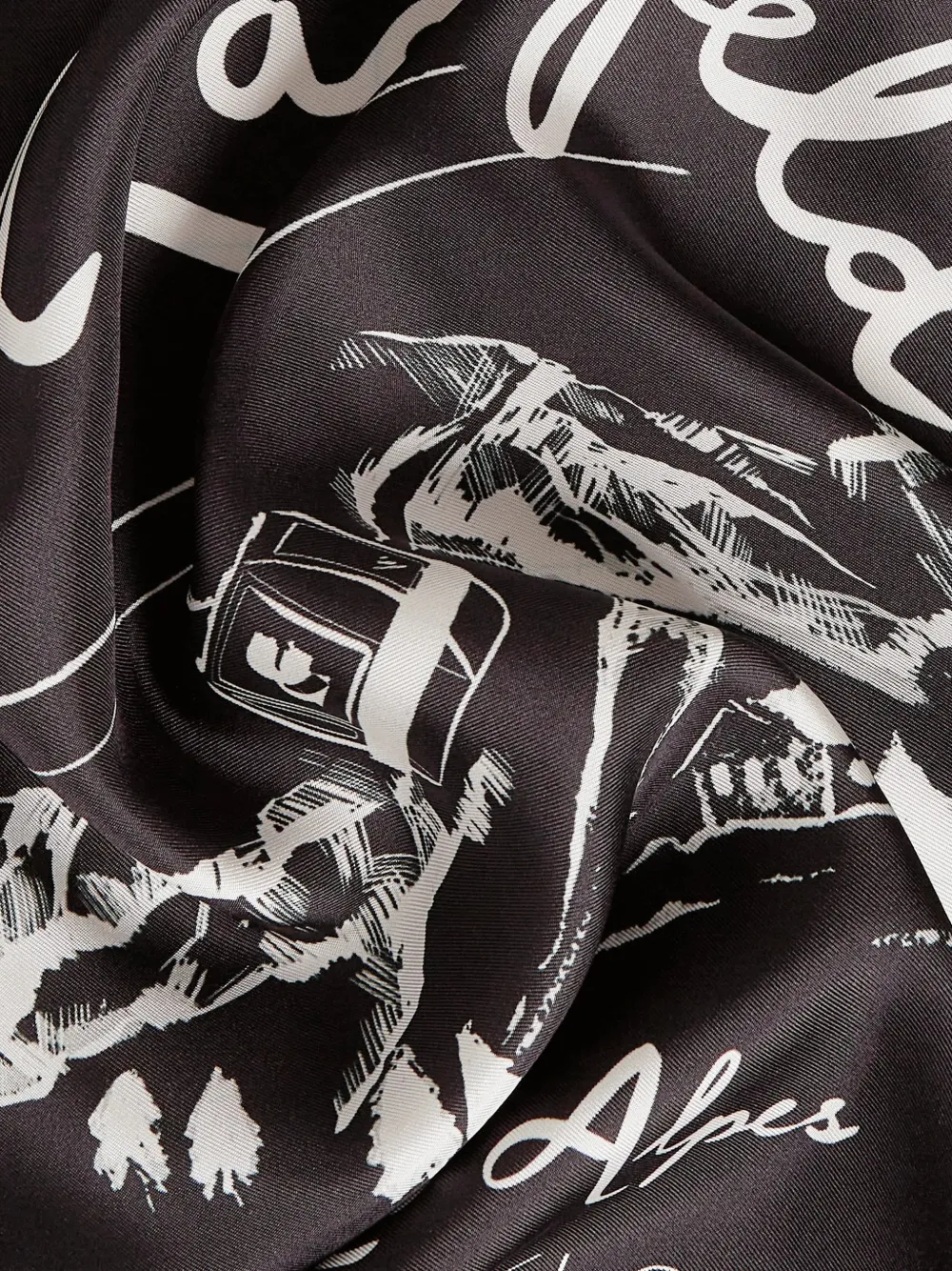 Karl Lagerfeld K Essential Apres Ski sjaal Zwart