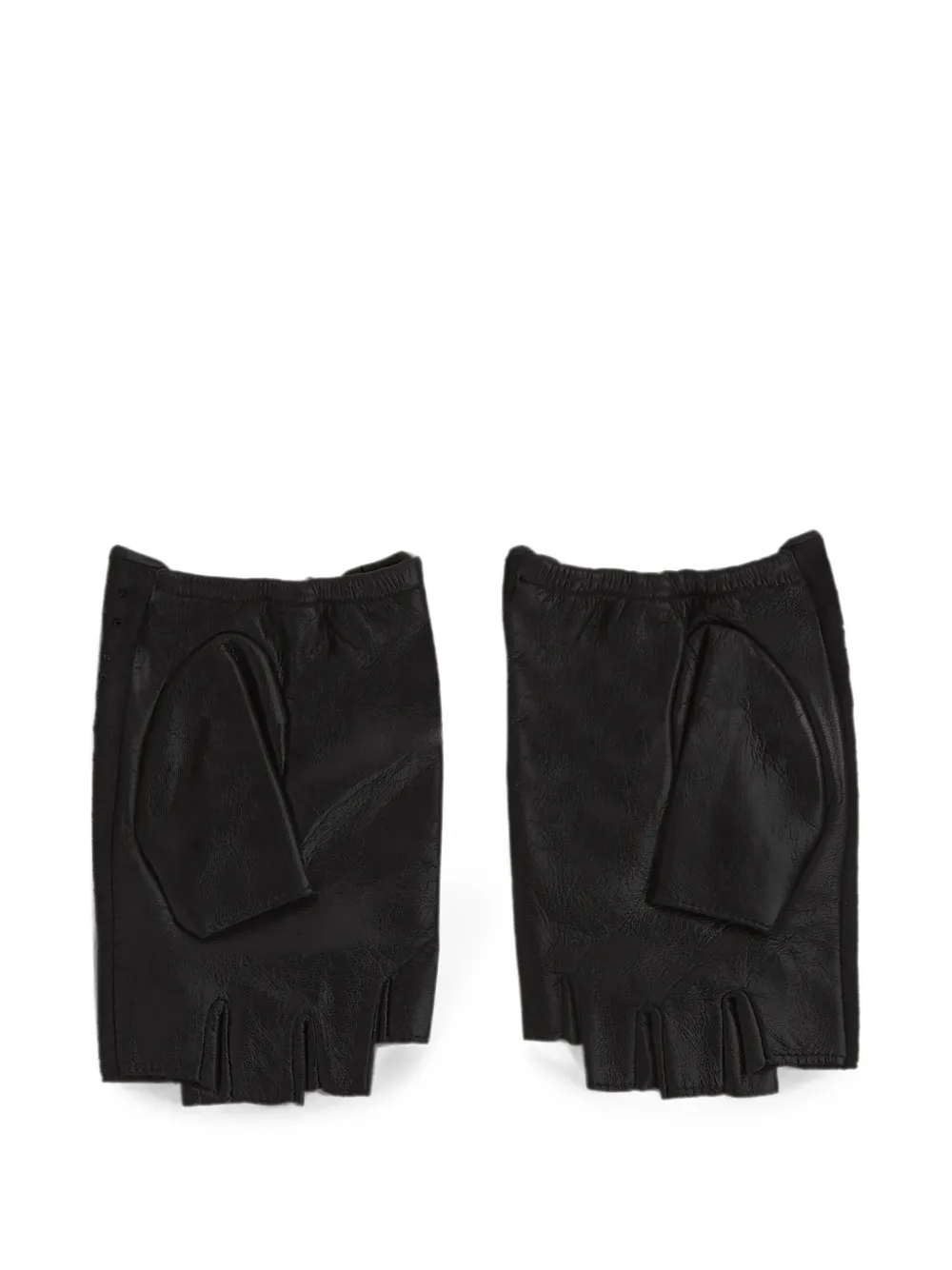 Karl Lagerfeld Ikon rhinestone fingerless gloves - Nero