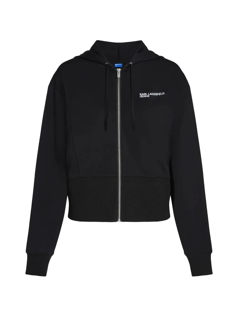 Karl Lagerfeld Jeans Milano zip hoodie - Nero