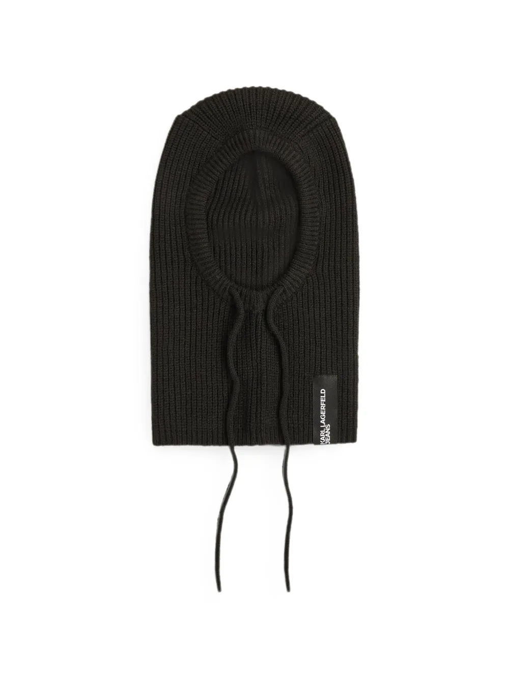 Karl Lagerfeld Jeans Gestrickter Hoodie - Schwarz