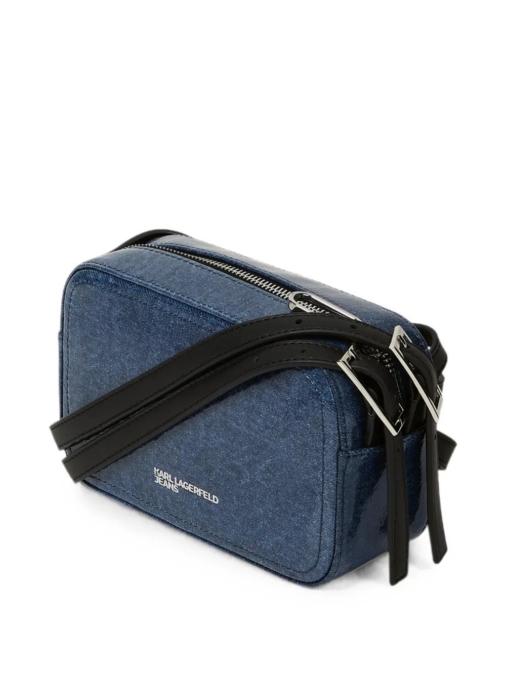Karl Lagerfeld Jeans Crossbodytas met logoplakkaat Blauw