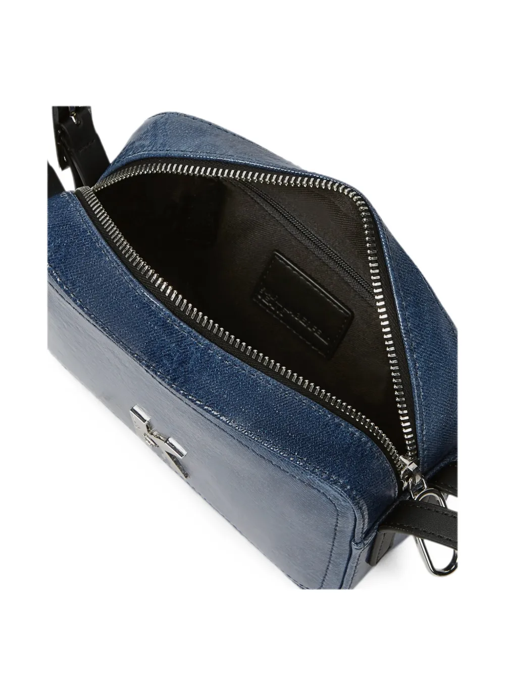 Karl Lagerfeld Jeans Crossbodytas met logoplakkaat Blauw