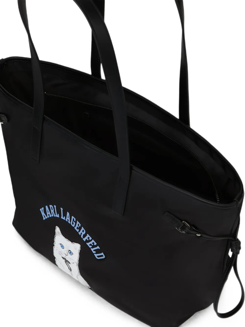 Karl Lagerfeld Ikon Choupette shopper Zwart