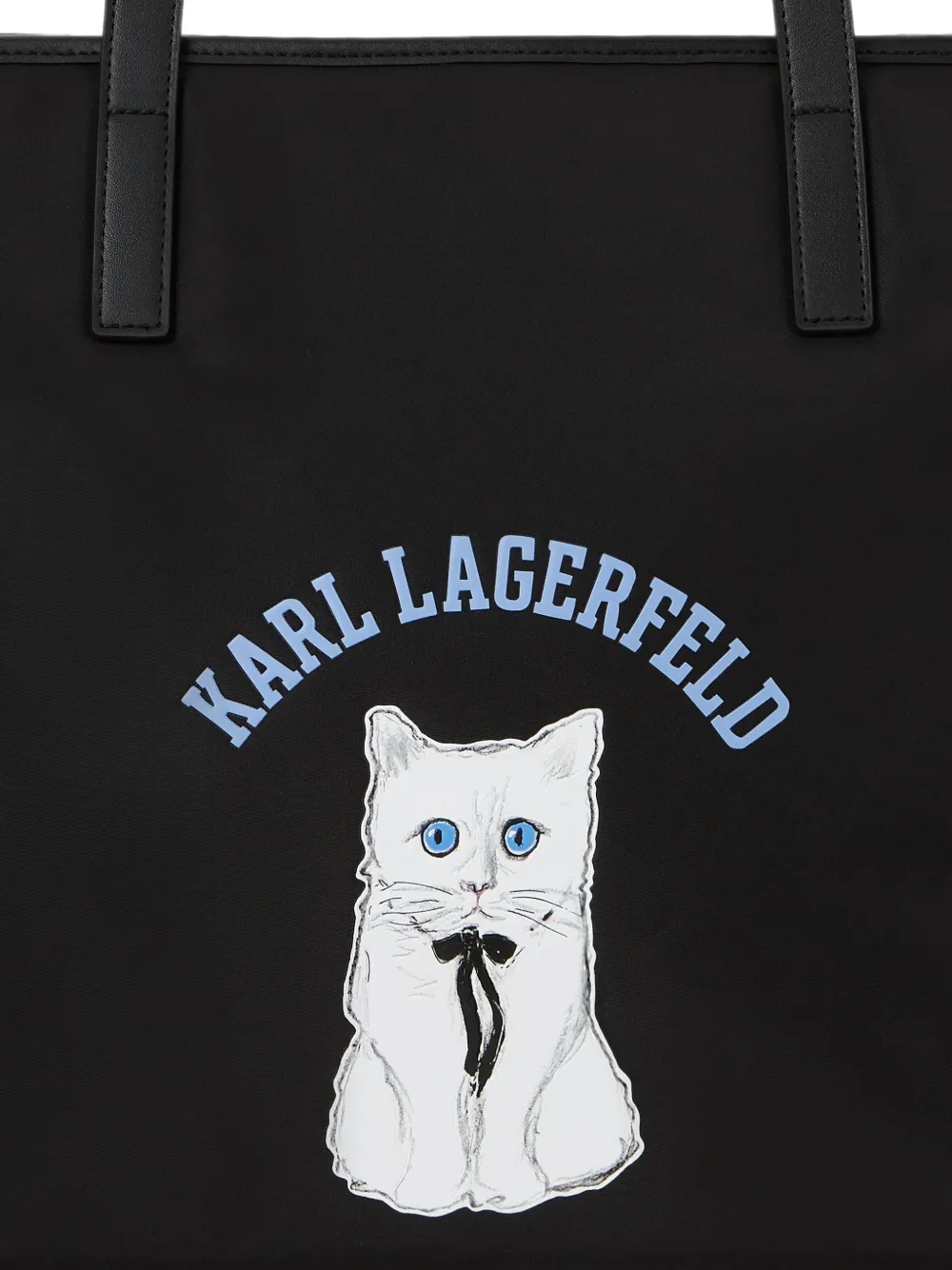 Karl Lagerfeld Ikon Choupette shopper Zwart