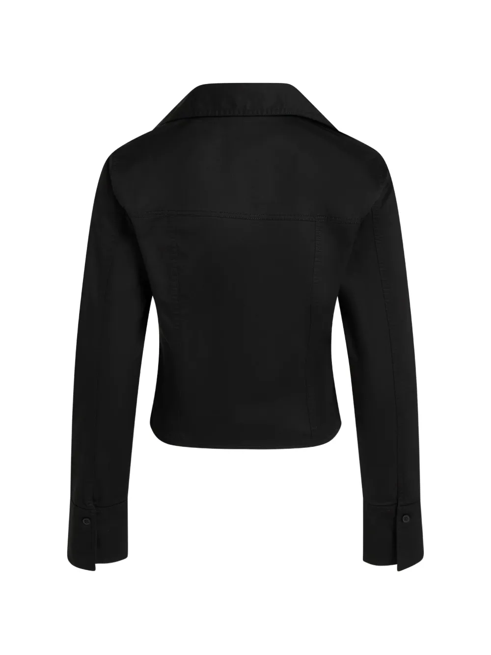 Karl Lagerfeld Jeans button-up flap-pocket shirt Zwart