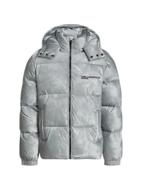 Karl Lagerfeld Jeans hooded puffer jacket
