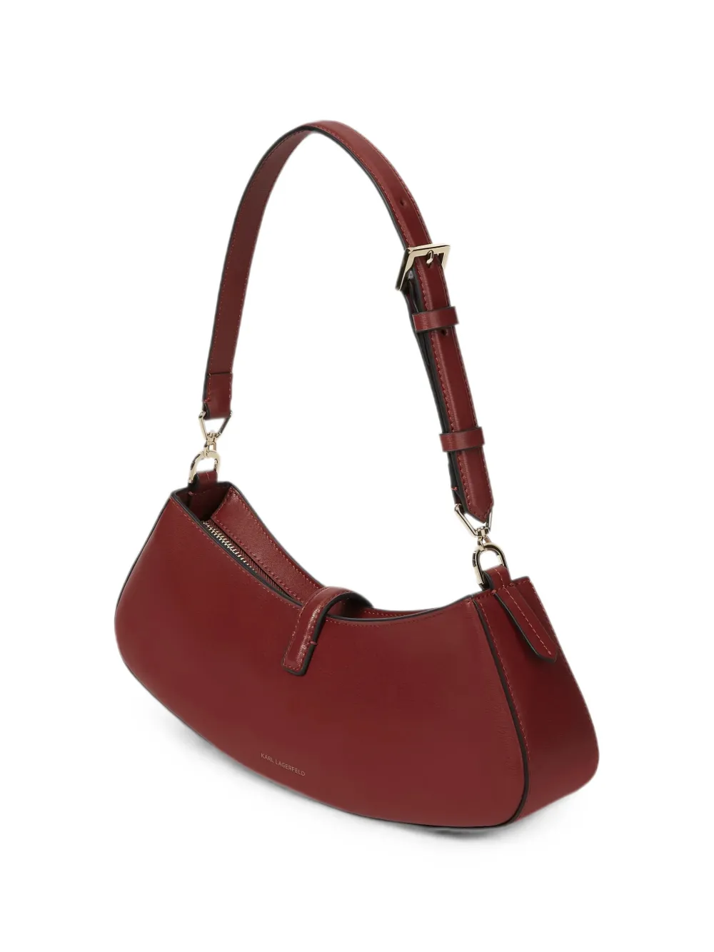 Karl Lagerfeld Kleine K Autograph langwerpige schoudertas Rood