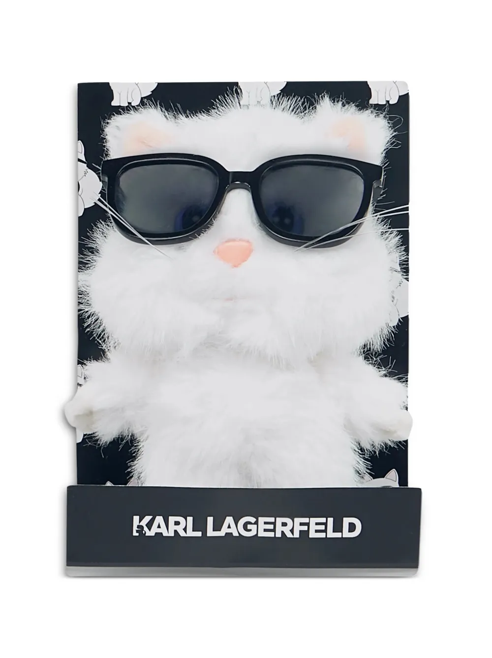 Karl Lagerfeld Ikon Choupette furry charm - White