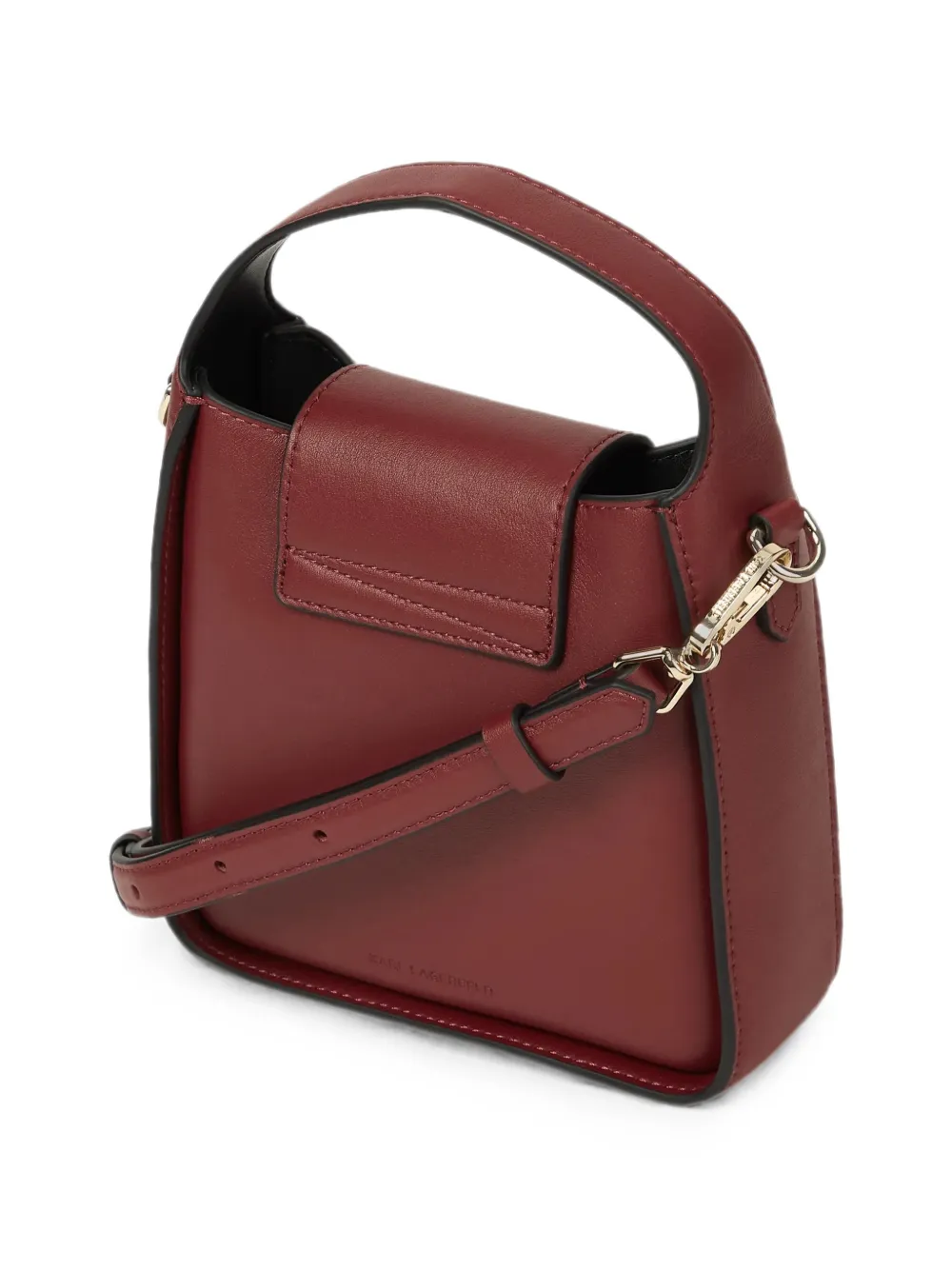 Karl Lagerfeld K Signature kleine crossbodytas Rood