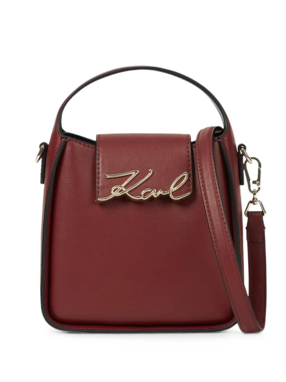 Karl Lagerfeld Borsa a tracolla K/Signature piccola - Rosso