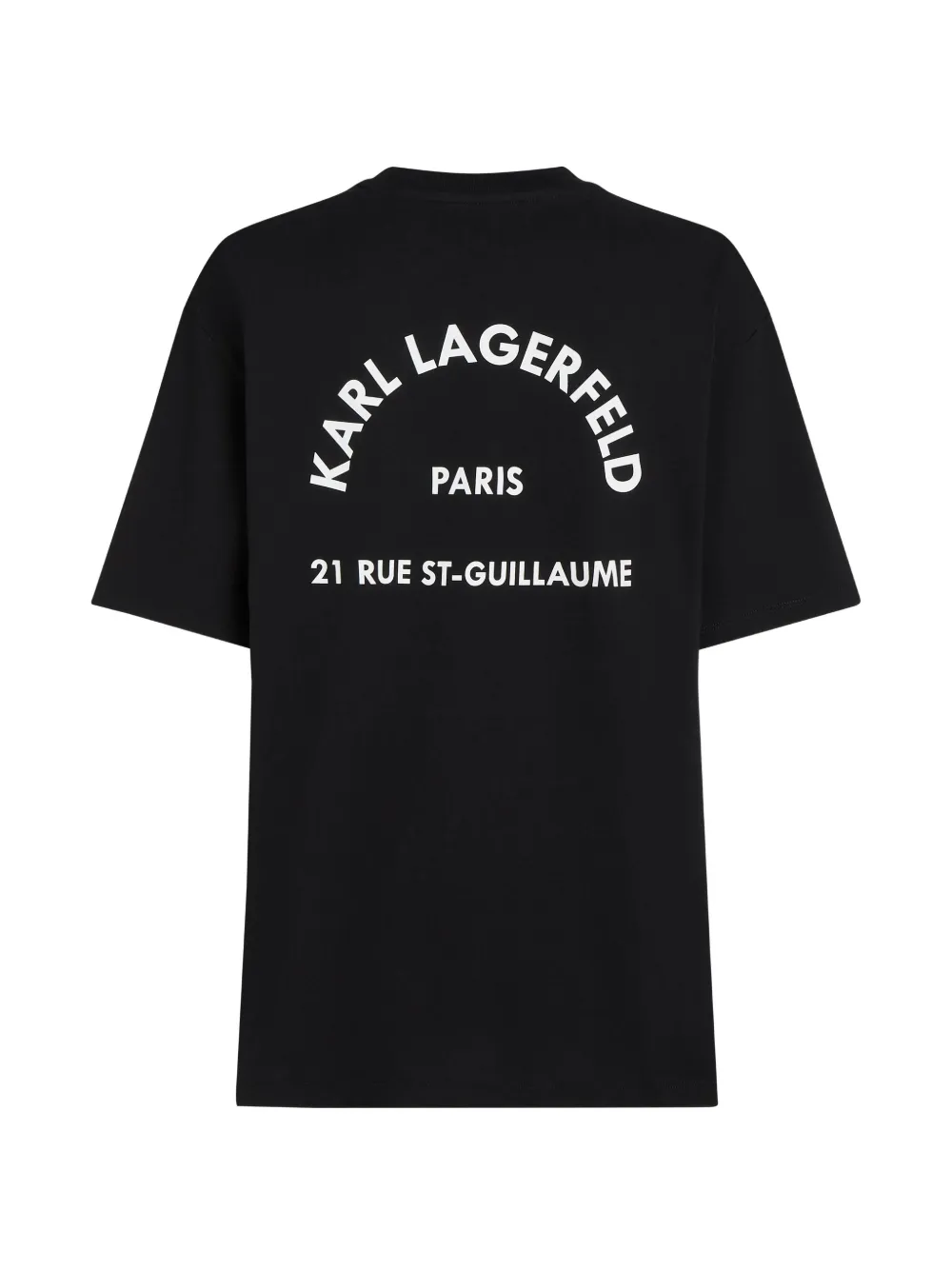 Karl Lagerfeld Rue St-Guillaume oversized T-shirt Zwart