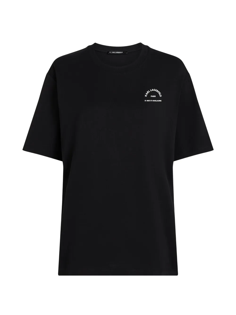 Karl Lagerfeld Rue St-Guillaume oversized T-shirt - Nero