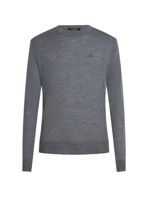 Karl Lagerfeld merino wool crew-neck sweater