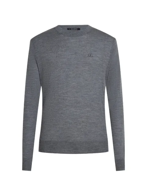 Karl Lagerfeld merino wool crew-neck sweater