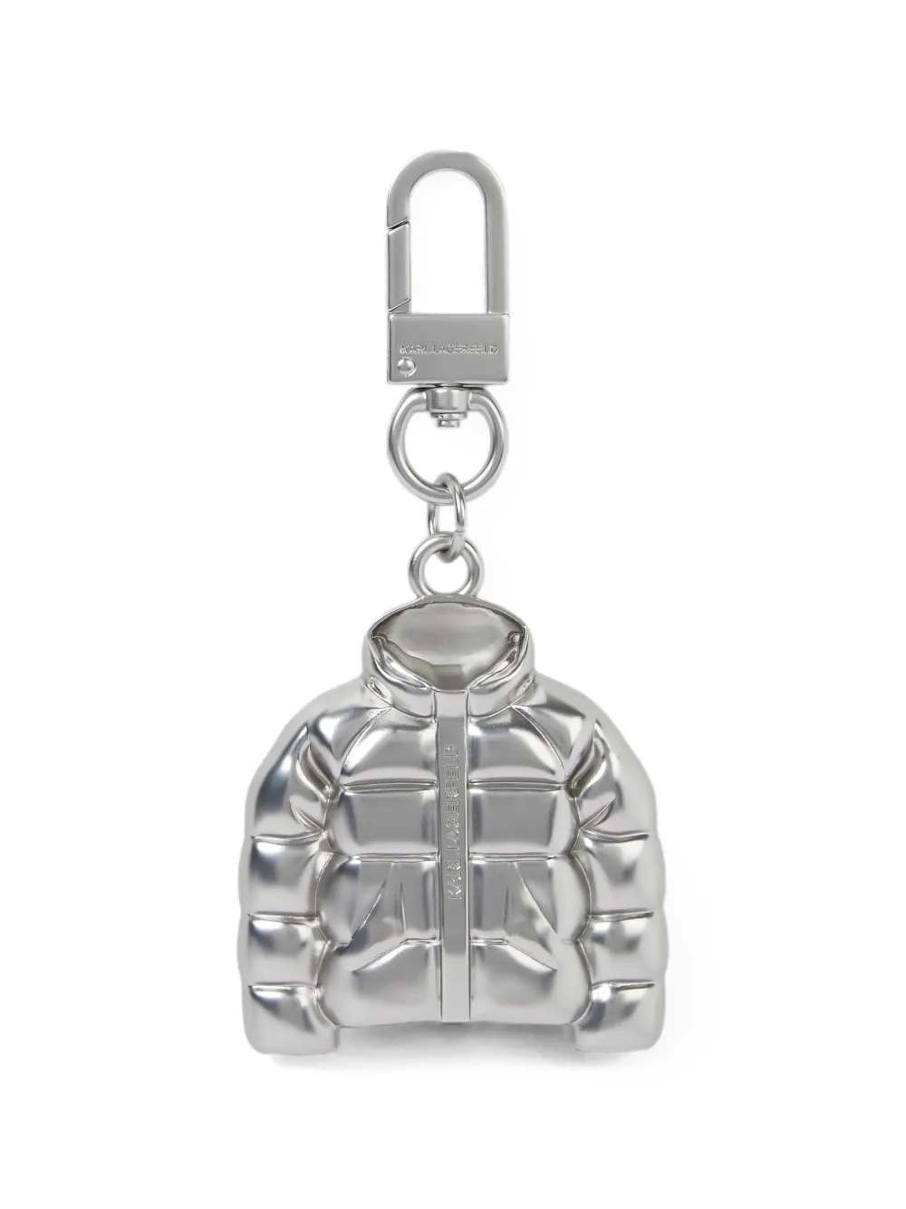 Karl Lagerfeld Schlüsselanhänger mit Logo - Silber