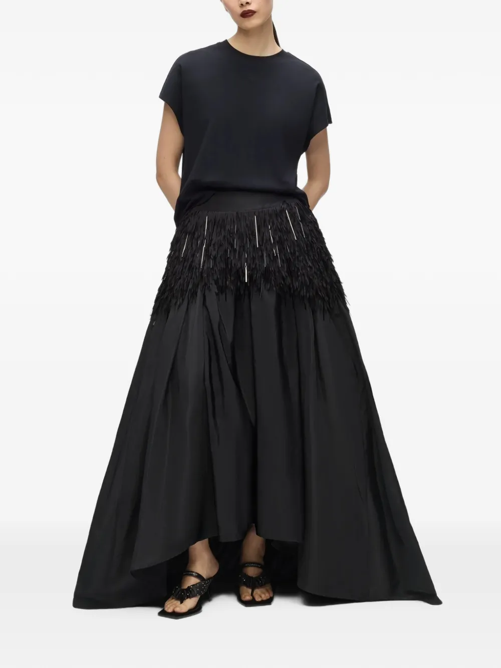 Karl Lagerfeld Karl Studio grote rok Zwart